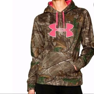 UnderArmour RealTree Pullover Pink S